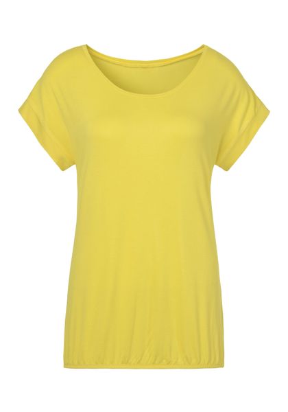 Vivance Kurzarmshirt mit Gummizug im Bund günstig online kaufen