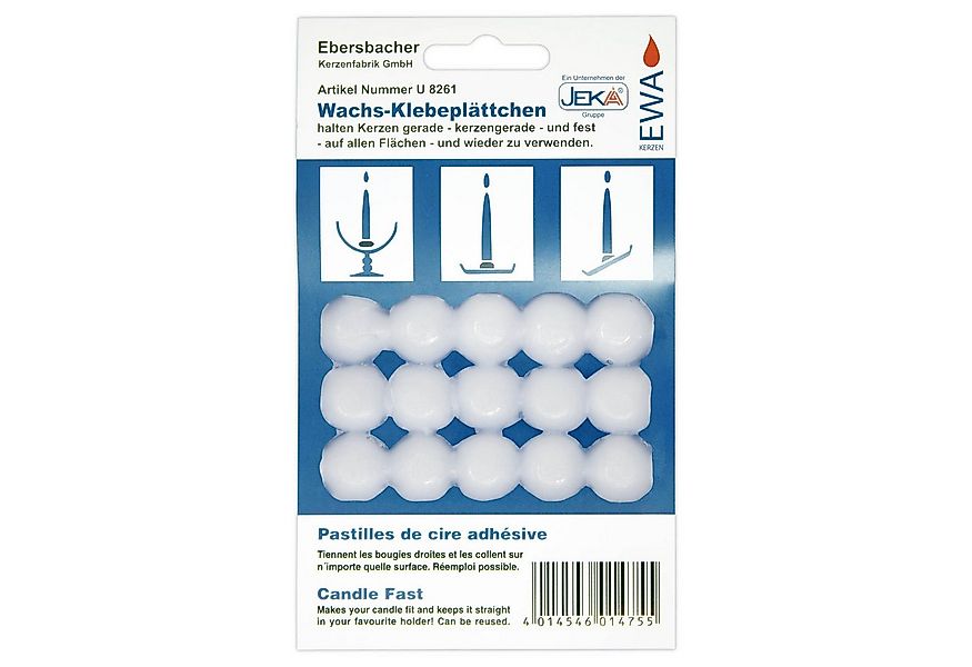 DistrEbution Klebepad Wachs Klebeplättchen, x15 pro Verpackung, zum Befesti günstig online kaufen