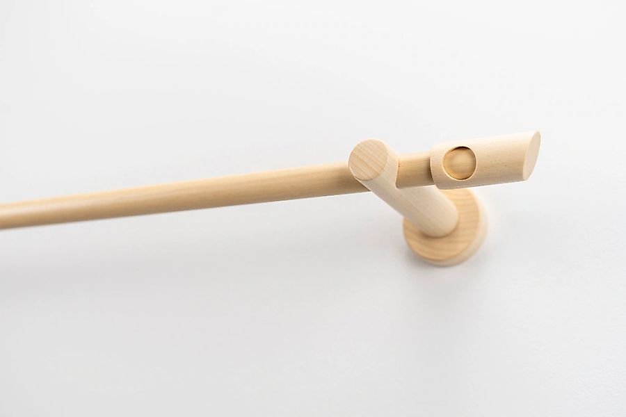 GARESA Gardinenstange "PILA" Ø 20 mm 1 läufig-läufig Wunschmaßlänge Vorhang günstig online kaufen