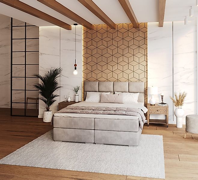 thematys Boxspringbett Bett Polsterbett Stauraumbett 140x200, 160x200, 180x günstig online kaufen