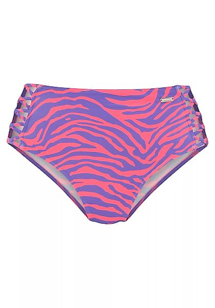 Venice Beach Highwaist-Bikini-Hose "Fjella", mit gekreuzten Bändern günstig online kaufen