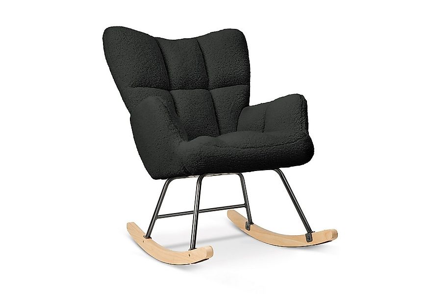 HawthyHome Schaukelstuhl gepolstert Relaxsessel für Wohnzimmer Schlafzimmer günstig online kaufen