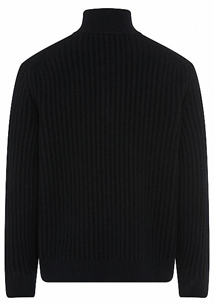 BOSS ORANGE Strickpullover Kwinter Troyer-Kragen, Rippstrick, relaxed fit günstig online kaufen