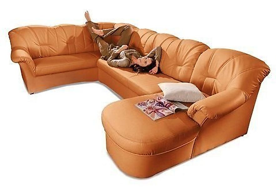 DOMO collection Wohnlandschaft »Papenburg, zeitlose Rückensteppung, elegant günstig online kaufen