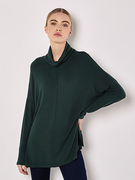 Apricot Rollkragenshirt Oversized Top mit weitem günstig online kaufen