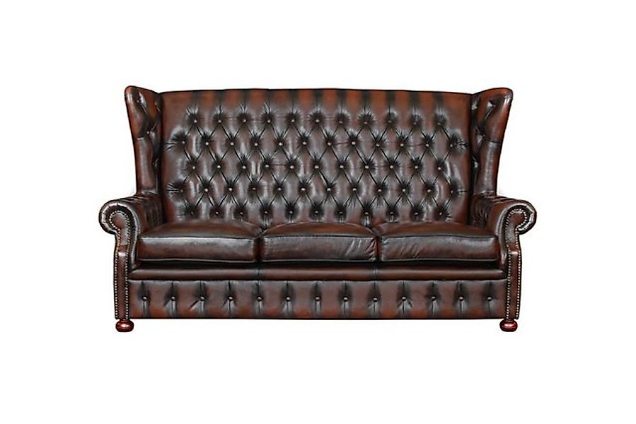 Salottini Sofa 3er Sofa Chesterfield 3-Sitzer Couch Nora Deluxe Garnitur, V günstig online kaufen