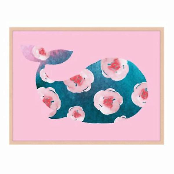 Milan Moon Wandbild Rosa Wal beige Gr. 40 x 50 günstig online kaufen
