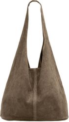 Caspar Schultertasche große Damen Wildleder Tasche günstig online kaufen