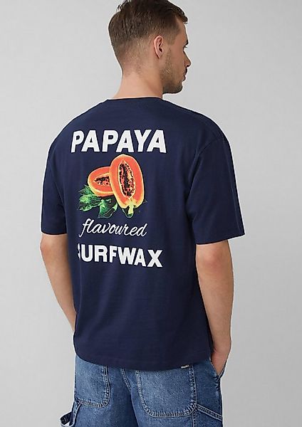 s.Oliver Kurzarmshirt T-Shirt Baumwoll-T-Shirt im Relaxed Fit mit Front- un günstig online kaufen