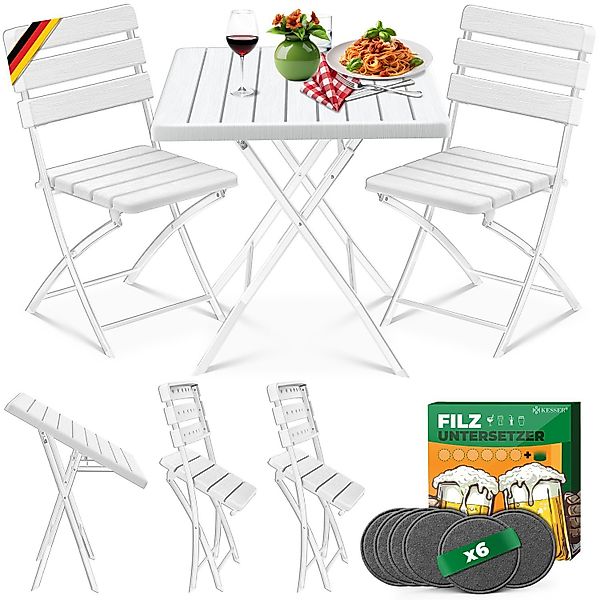 KESSER Bistrotisch 3-teiliges Bistroset (3-St., 1x günstig online kaufen