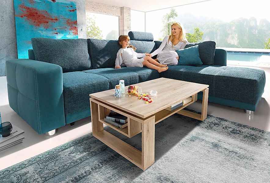 Jockenhöfer Gruppe Ecksofa "Orlando L-Form" mit Bettfunktion, Bettkasten un günstig online kaufen