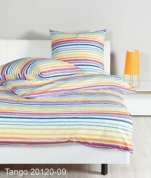 Janine Janine Mako-Soft-Seersucker Bettwäsche TANGO 20120 multicolor Größe: günstig online kaufen