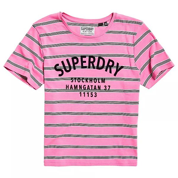 Superdry Rae Streifen M Millenial Pink Stripe günstig online kaufen