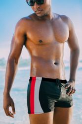 Luvanni Boxer-Badehose Badehose Herren Schnelltrocknende Beachshorts günstig online kaufen
