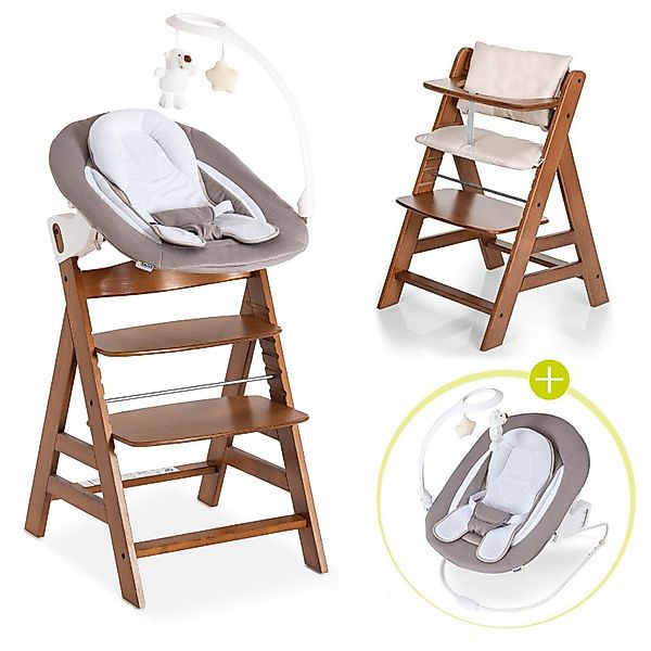 Hauck Hochstuhl Alpha Plus Walnut - günstig online kaufen