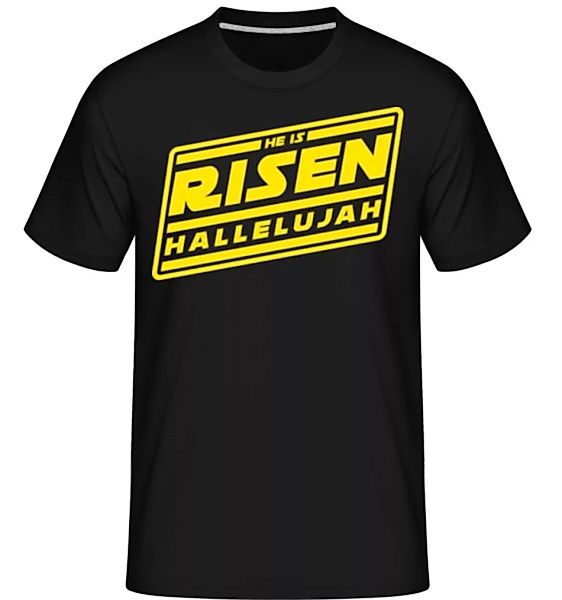 He Is Risen Hallelujah · Shirtinator Männer T-Shirt günstig online kaufen