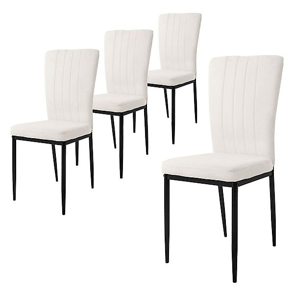 ML-DESIGN Stuhl Esszimmerstuhl mit Rückenlehne Samtbezug günstig online kaufen