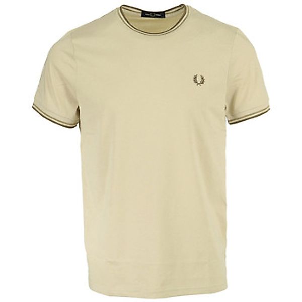 Fred Perry M1588 Twin Tipped T Shirt Bordeaux - Größe S günstig online kaufen