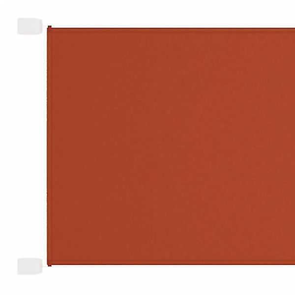 furnicato Senkrechtmarkise Terrakotta 100x1000 cm Oxford-Gewebe günstig online kaufen