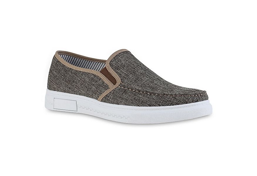 VAN HILL 841621 Slipper Herren Klassische Slippers Denim Slip Ons Freizeit günstig online kaufen