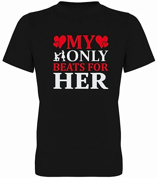 G-graphics T-Shirt My Heart only beats for Her Herren T-Shirt, mit trendige günstig online kaufen