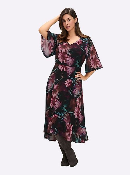 Sheego Etuikleid Chiffonkleid . günstig online kaufen