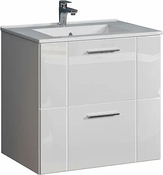 welltime Waschtisch »Prag« 1 Stk. tlg. Badmöbel inkl. Waschbecken, Breite 6 günstig online kaufen