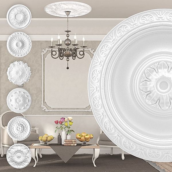 marbet design Wanddekoobjekt R-20 (Stuckrosette aus günstig online kaufen
