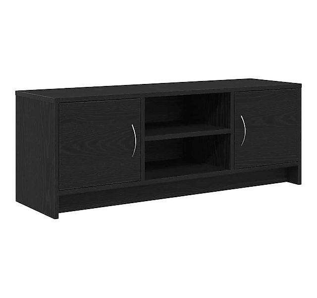 vidaXL TV-Schrank TV-Schrank Eiche schwarz 102x30x37,5 cm Holzwerkstoff (1- günstig online kaufen