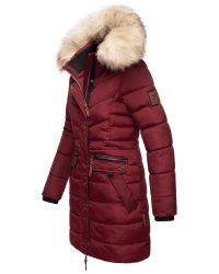 Navahoo Steppmantel "Paula" stylischer Winter Parka m. edlem Fellimitat günstig online kaufen