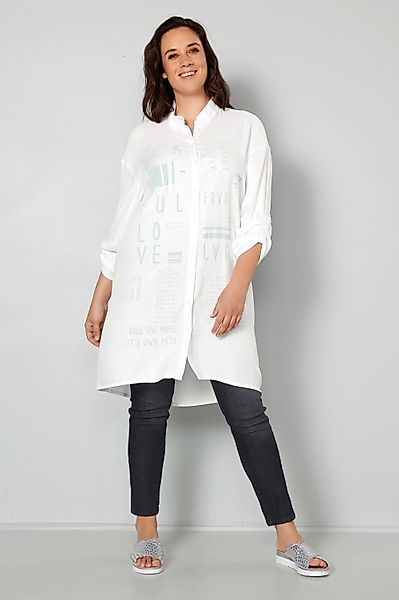 MIAMODA Longbluse Longbluse Hemdkragen Langarm günstig online kaufen