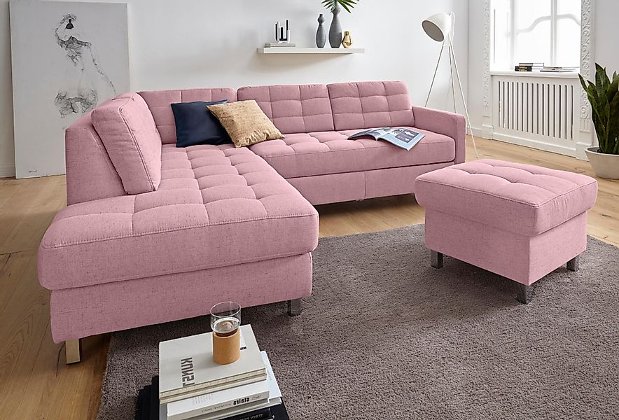 sit&more Ecksofa "Picasso L-Form", wahlweise mit Bettfunktion und Bettkaste günstig online kaufen