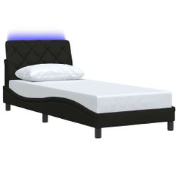vidaXL Bett Bettgestell mit LED ohne günstig online kaufen