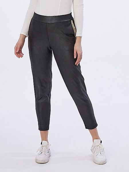 MONACO blue Lederimitathose Leggings figurumspielend mit günstig online kaufen