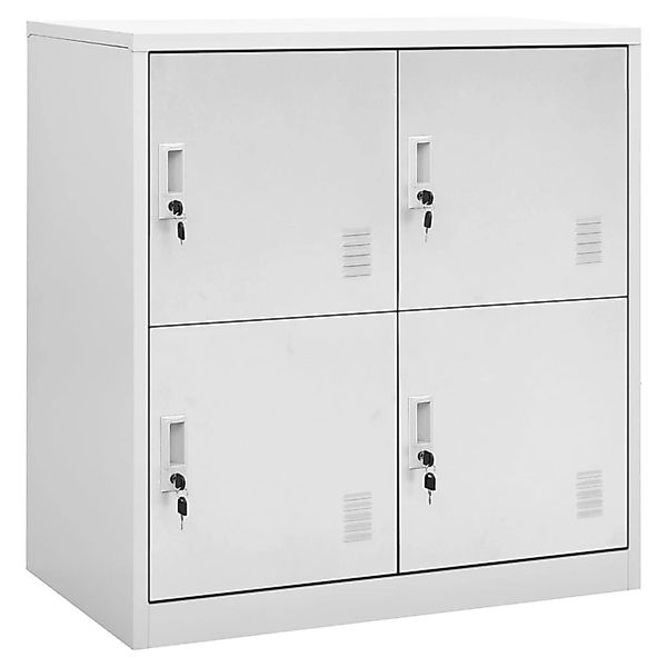 vidaXL Fächerschrank Schließfachschränke 5 Stk. Hellgrau günstig online kaufen