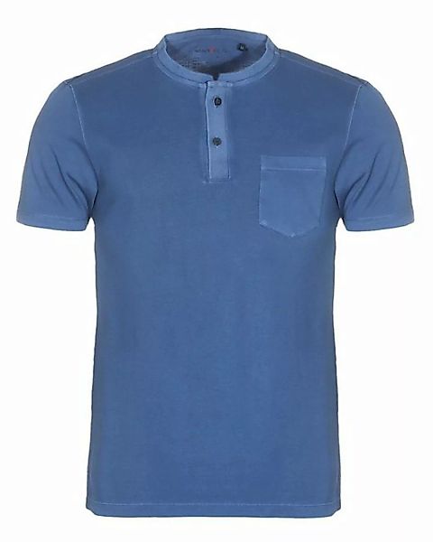 MARVELIS Poloshirt Poloshirt - Casual Fit - Stehkragen - Einfarbig - Dunkel günstig online kaufen