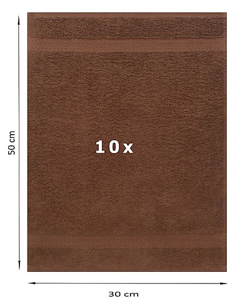 Betz Gästehandtücher 10 tlg. Gästehandtücher-Set PREMIUM günstig online kaufen
