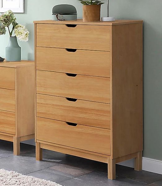 OTTO home Kommode "Post" massives Kiefernholz, mit vielen Stauraummöglichke günstig online kaufen
