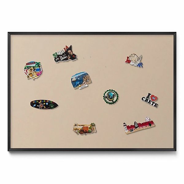 Tulup Magnettafel Wanddekoration Magnettafel bedruckt Farbe Beige 100x70 cm günstig online kaufen