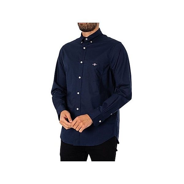 Gant Langarmhemd uni regular fit (1-tlg) günstig online kaufen