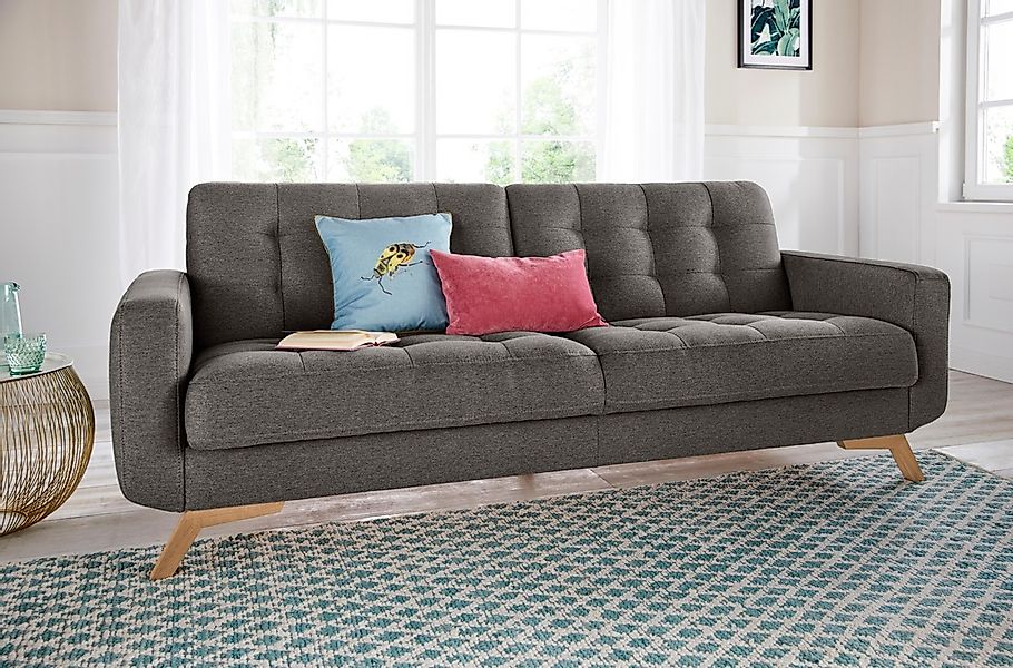 exxpo - sofa fashion 3-Sitzer »Fiord, aktuelles Design, tolle Detailverarbe günstig online kaufen