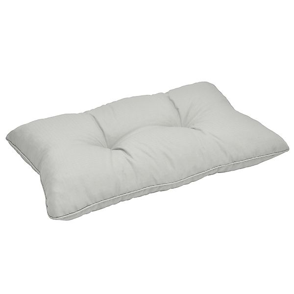 Beautissu Xluna Loungekissen Rücken 60x40x12cm Hellgrau günstig online kaufen