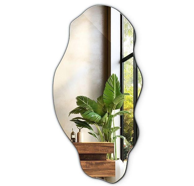 Tulup Dekospiegel Deko Spiegel Wand Modern Glas Kosmetikspiegel Loft, Unreg günstig online kaufen