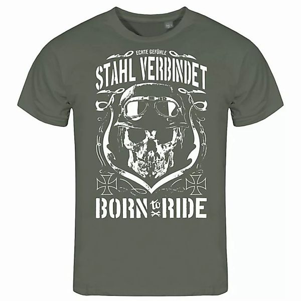 deinshirt Print-Shirt Herren T-Shirt Stahl verbindet Funshirt mit Motiv günstig online kaufen