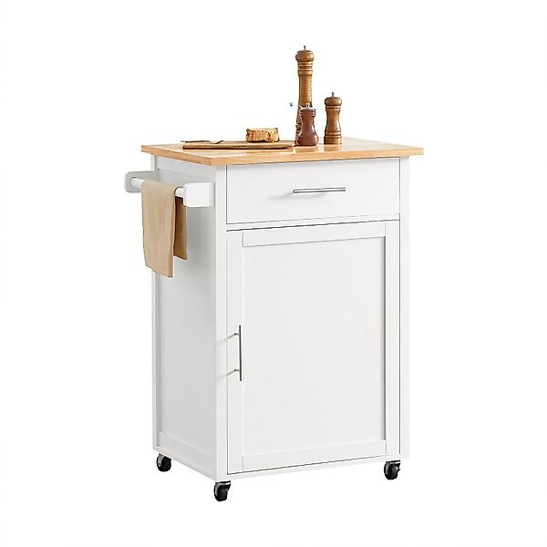 SoBuy Küchenwagen FKW102, mit Arbeitsplatte Servierwagen günstig online kaufen