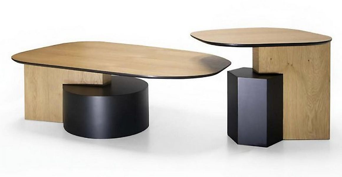 Xlmoebel Sofa Moderne Wohnzimmer-Sofatische im 2er-Set mit rechteckigem Des günstig online kaufen