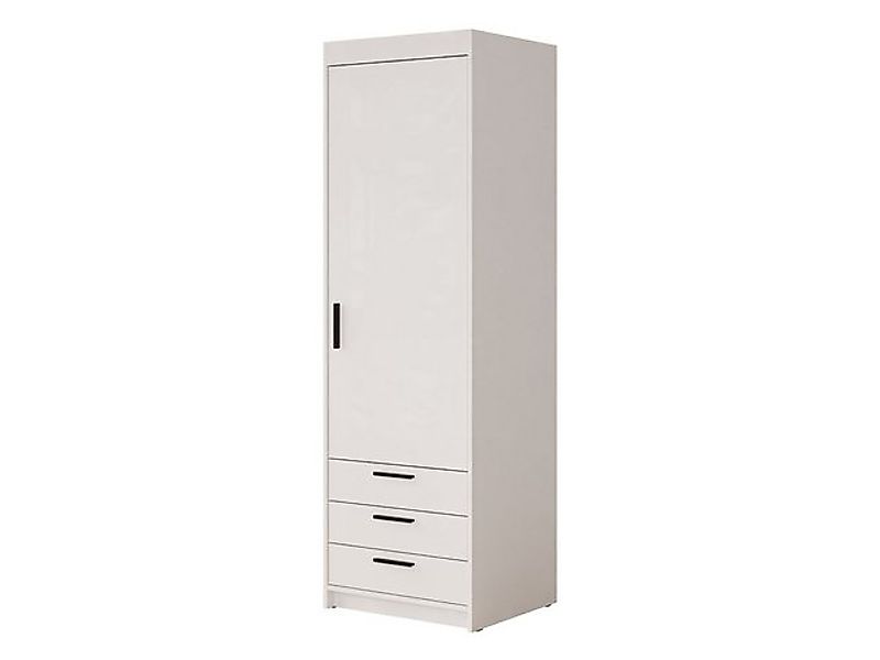 MIRJAN24 Kleiderschrank Elena 1D3S (mit Drehtür und drei Schubladen) 60x53x günstig online kaufen