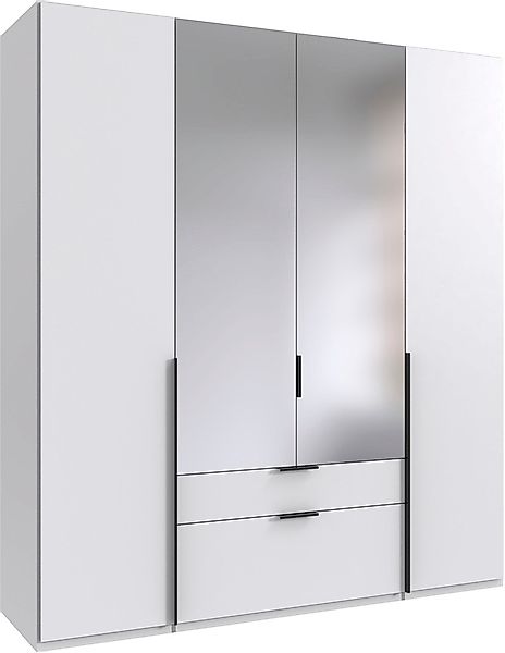 Wimex Drehtürenschrank »Mugano« mit langen oder kurzen Griffen aus Metall, günstig online kaufen