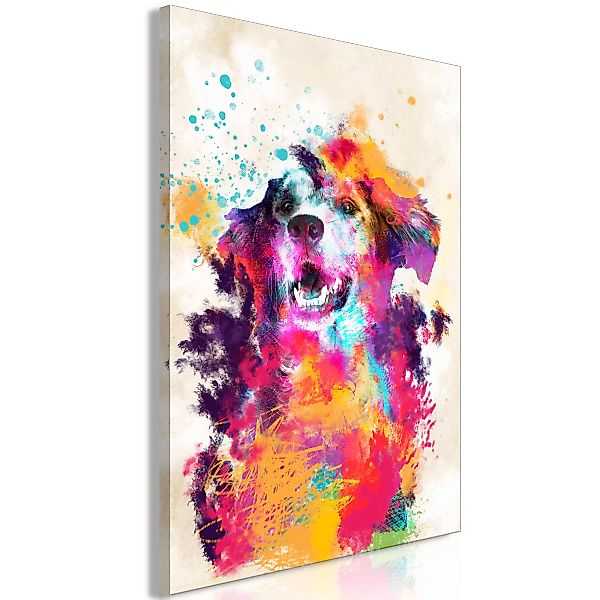 Wandbild - Watercolor Dog (1 Part) Vertical günstig online kaufen