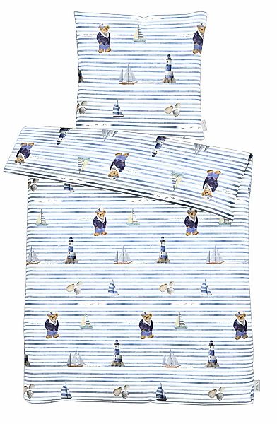 APELT Bettwäsche "Knut GOTS" 2 tlg. tlg. Bettwäsche-Set mit Reißverschluss, günstig online kaufen